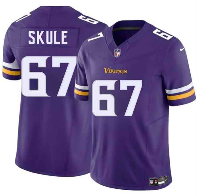 Men's Minnesota Vikings #67 Justin Skule Purple 2025 F.U.S.E. Vapor Untouchable Limited Stitched Jersey